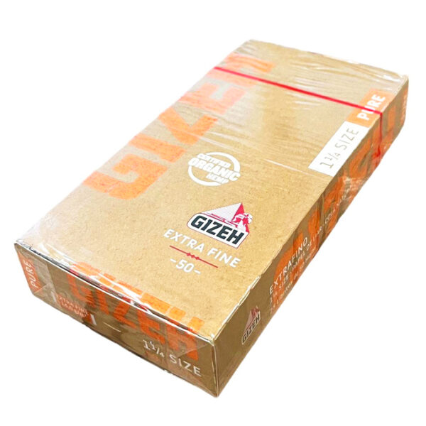 GIZEH 1/14 PURE ORG HEMP EXTRA FINO (Mínimo 25 Und.)