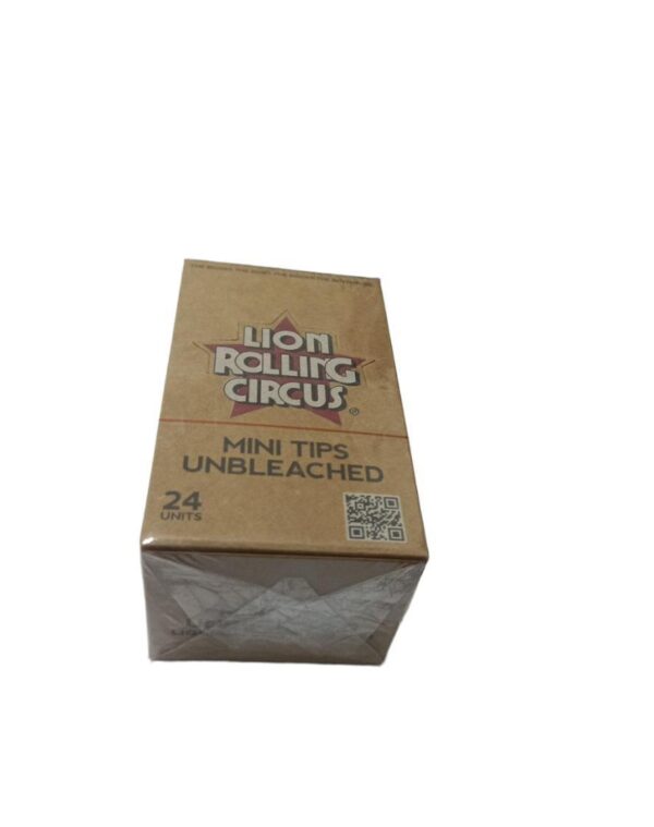 LION FILTER TIPS UNBLEACHED MINI (Mínimo 24 Und.)