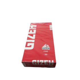 GIZEH 78MM ROJO FINE (Mínimo 25 Und.)