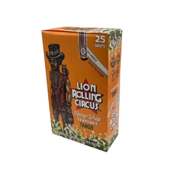 LION HEMP WRAP TERPENES TANGIE (Mínimo 25 Und.)