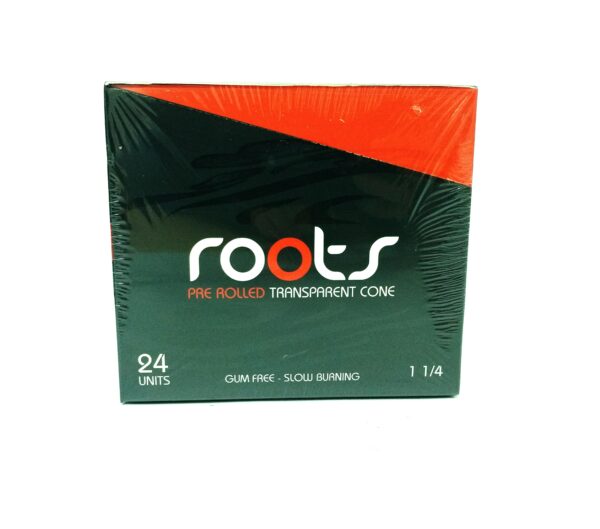 ROOTS PRE ROLLED TRANSPARENT CONE (Mínimo 24 Und.)