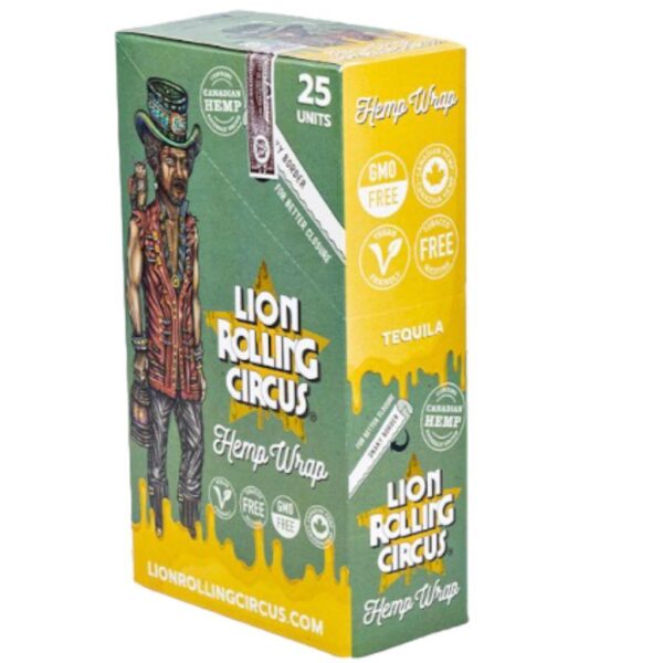 LION HEMP WRAP TEQUILA (Mínimo 25 Und.)
