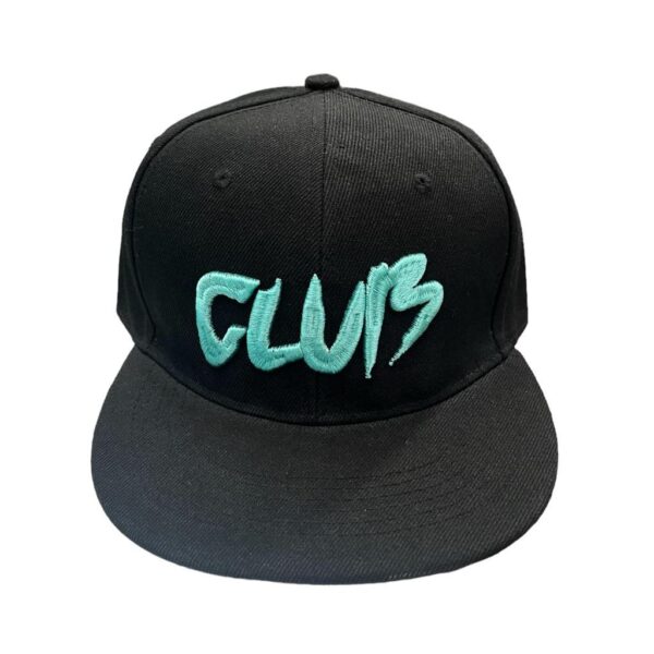 CLUB SNAPBACK (GORRA PLANA) NEGRA