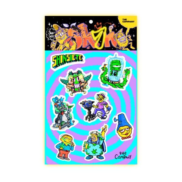 STICKER PLANCHITA SHIN7 LOS SIMPSON THE COMPANY