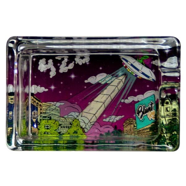 BLUNT REY CENICERO VIDRIO CUADRADO CN1078