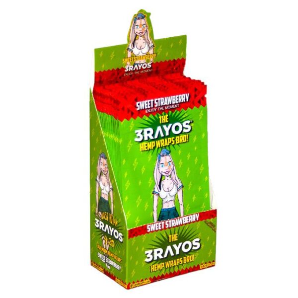 HEMP WRAPS 3RAYOS (CHO, LEMON, MANGO, WATERM, BLUEBE, WHITE )  (Mínimo 18 Und.)