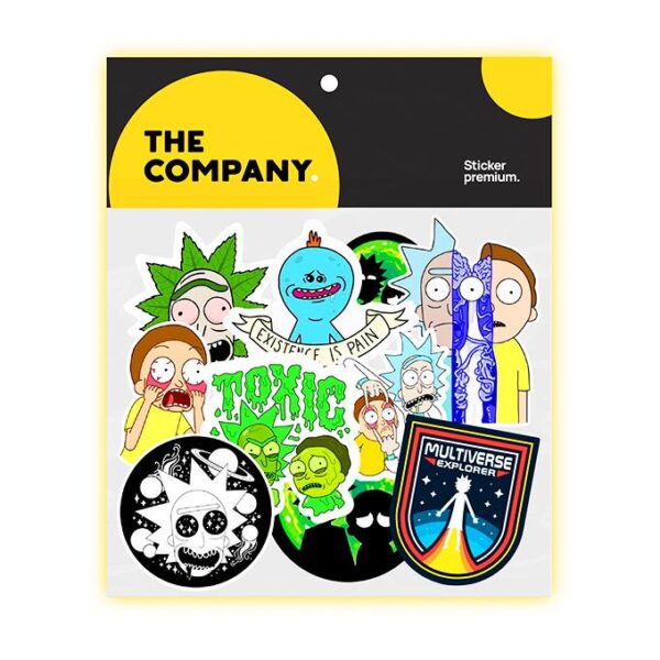 STICKER RICK AND MORTY 25 UNIDADES THE COMPANY