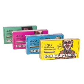 LION CIRCUS TRANSPARENT 420 BLOCK C/IMAN (Mínimo 12 Und.)